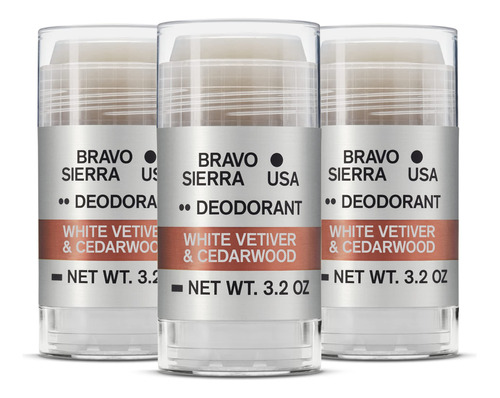 Bravo Sierra - Desodorante Natural Sin Aluminio Para Hombres