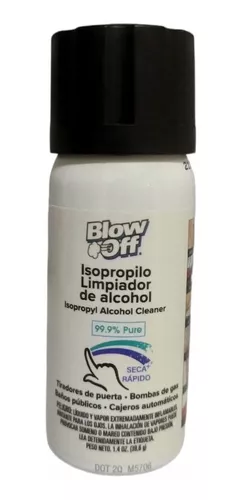 Alcohol Isopropílico Spray 12 Onzas Pureza 99.9% Blow Off