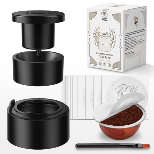 Kit De Cápsulas Reutilizables Vertuo Para Nespresso Con Herr