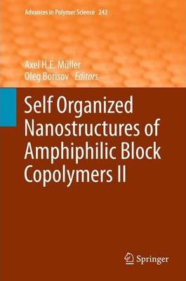 Libro Self Organized Nanostructures Of Amphiphilic Block ...