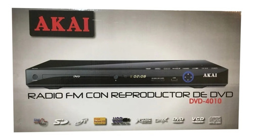 Dvd Con Radio Fm Usb-sd Con Entrada Hdmi Y Salida 5.1