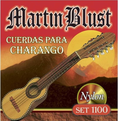 Imagen 1 de 1 de Martin Blust Set1100 Encordado Para Charango