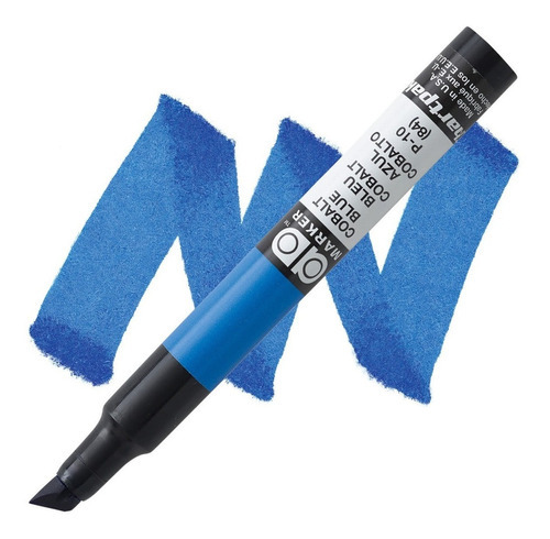 Marcador Plumón Chartpak Ad Marker Tri-nib Colores Color Cobalt Blue P10