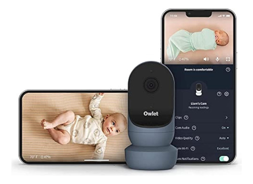 Owlet Cam 2 Bedtime Blue Smart Baby Monitor Camera - Video