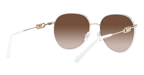 Lentes De Sol Empire Light Gold Michael Kors Mk1128j123313 Color Dorado Varilla Dorado Armazón Dorado