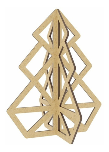 Kit 6 Pzas Árbol De Navidad Triangular Adorno 20cm Art1510