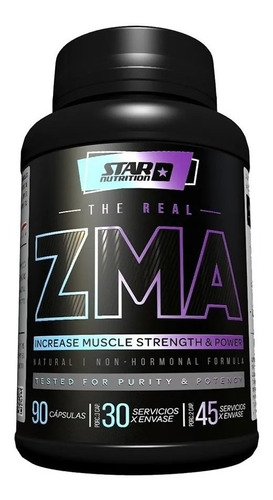 Zma Star Nutrition Zinc Magnesio Vitamina B6 90 Capsulas