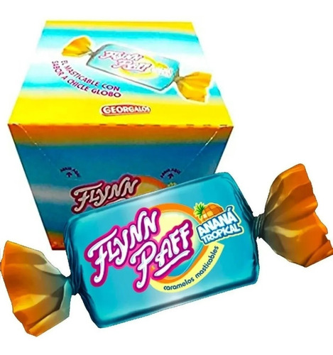Caramelos Flynn Paff  Anana X 70 U - Lollipop
