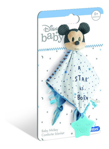 Disney Baby Mickey Mouse Manta Apego Peluche Clementoni Soft