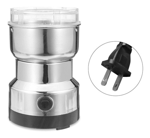 Imagen 4 de 8 de Molino De Café Eléctrico De Acero Inoxidable 4 Aspas