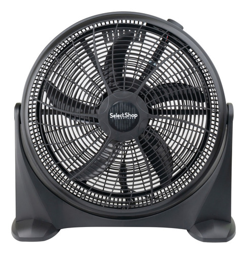 Ventilador de piso SelectShop Signature 2077 negro con 5 aspas de  plástico, 20" de diámetro 120 V