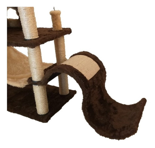 Imagem 6 de 7 de Casinha Para Gato Caminha Brinquedo Arranhador Tobogã Onda