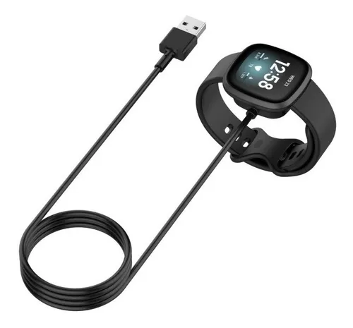 Correa milanesa Fitbit Versa 3 (negra) 