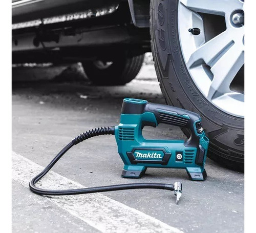 Inflador 18 V Makita Dmp180z Sin Batería Ni Cargador Turquesa