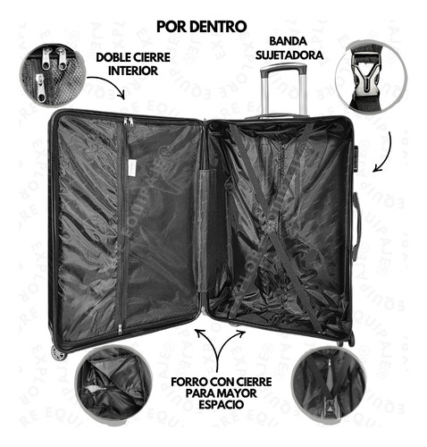 Maleta 26 Pulgadas Ligera 20 A 23 Kg Doble Llantas Candado