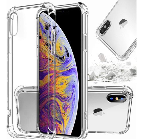 Forro Bryp iPhone XS Max Antigolpes Silicone Transparente  