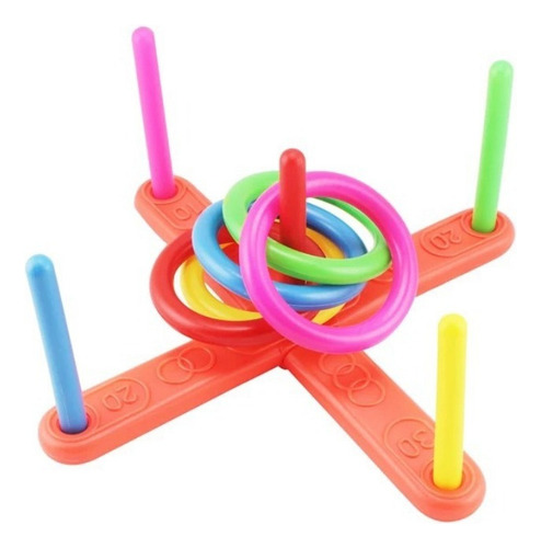 Juego De Juguete Para Lanzar Anillos, 1 Juego De Plástico Pa