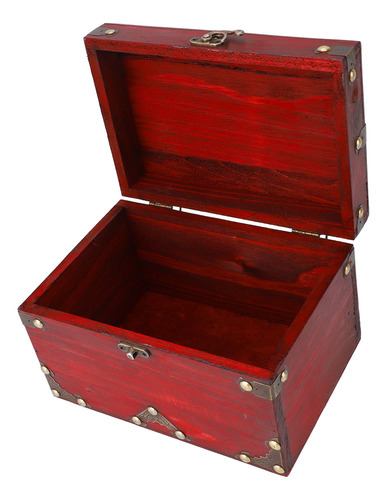 Almacenamiento De Madera, Estilo Retro, Exquisita Artesanía