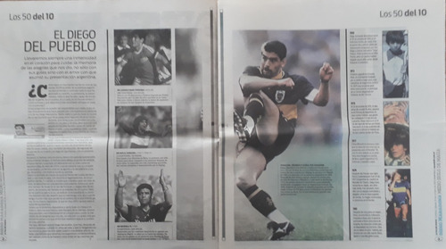 Diario Medio Siglo De Magia - 50 Años Diego Armando Maradona (Usado)