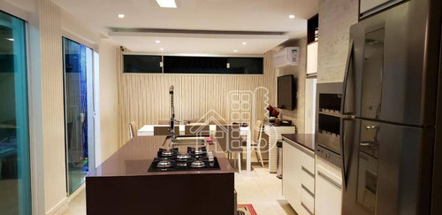 Imagem 26 de 30 de Casa Com 4 Dormitórios À Venda, 261 M² Por R$ 3.500.000,00 - Camboinhas - Niterói/rj - Ca1217