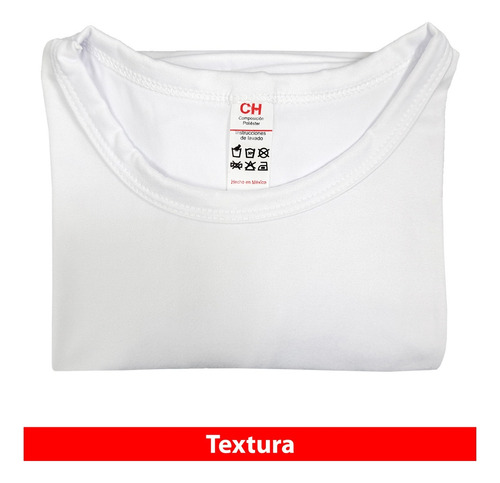 Playera Para Sublimar Brush Blanca Unisex
