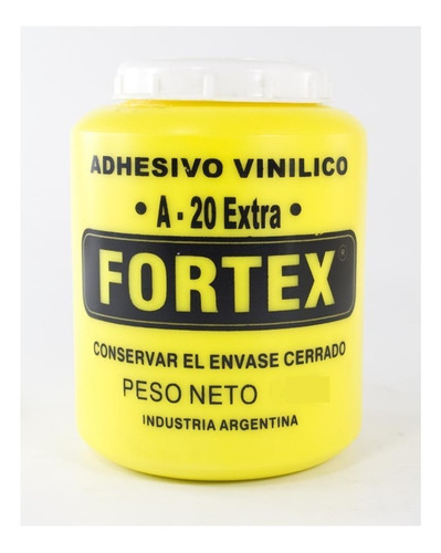 Cola Vinilica Adhesiva Fortex X 125gr Madera Carpintero Piso Color Blanco
