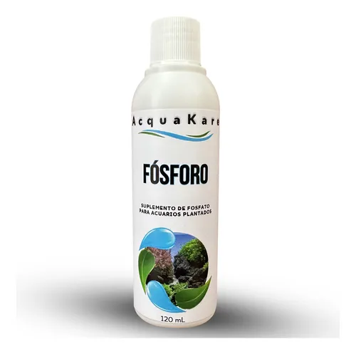 Acquakare Fósforo 120ml Abono Fosfato Agua Acuario Plantado