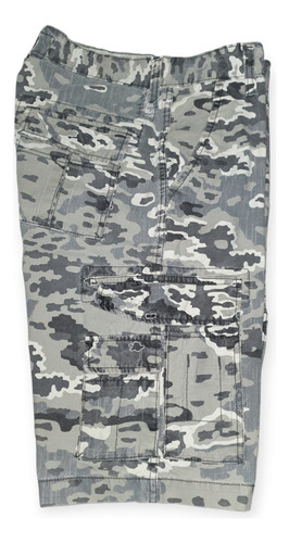 Levis Camuflaje Gris Bermuda Tipo Cargo Hombre Talla 31 (Usado)