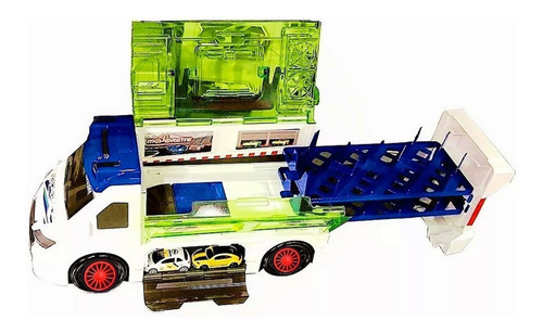 Majorette Camión Valija Porta 18 Autos + Pista Y Sonido