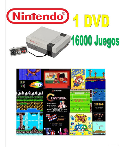 Emulador Nes Para Pc + 16000 Juegos En 1 Dvd
