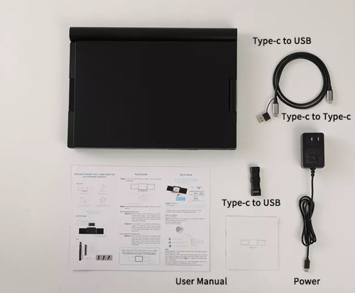 Monitor Portátil De Doble Pantalla De 13.3 Pulgadas X50a