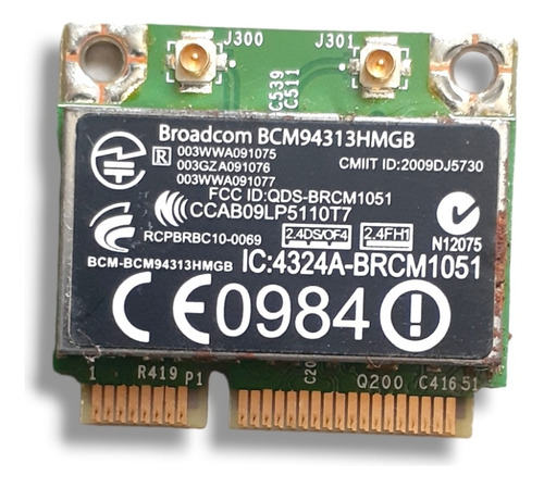 Placa Red Wifi Broadcom Bcm94313hmgb