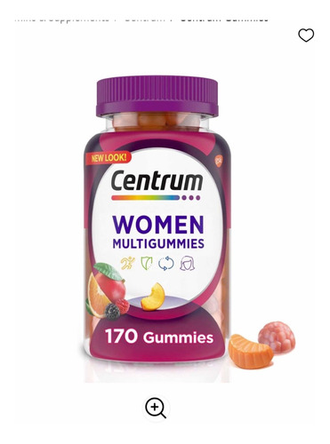 Cenrtum Vitaminas Mujer En Gomitas