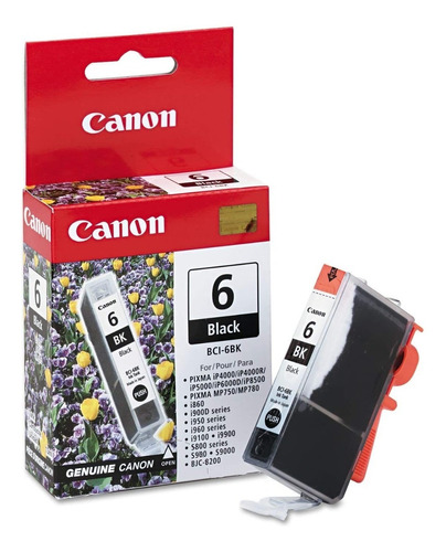 Cartucho Canon 6 Bci - 6bk Negro.