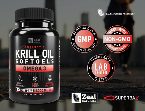 Aceite De Krill Antartico 120 C