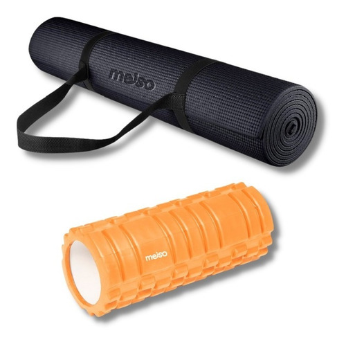 Rodillo Foam + Colchoneta Mat Yoga Combo Ideal Gym Fitness