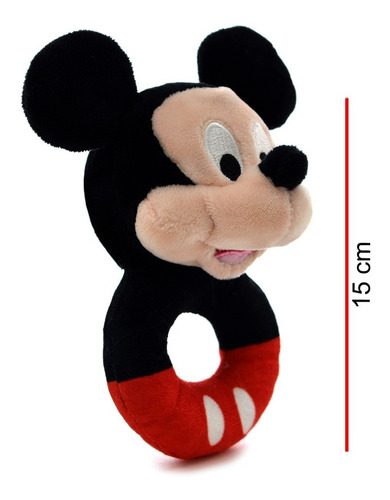 Sonajero Peluche Phiphi Toys Mickey Minnie Donald Pluto 