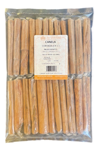 Canela Entera C4  Ceylan Sri Lanka 250g Empaquetado