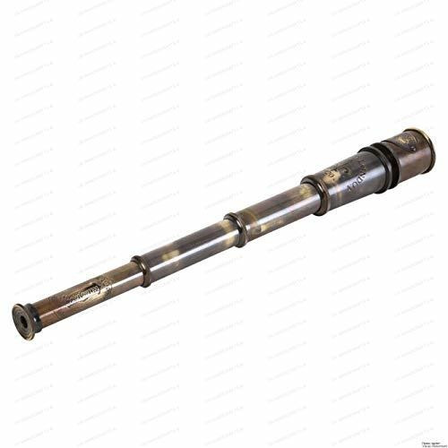 Imagen 3 de 5 de Telescopio Pirata De Coleccion Londres 1920 Laton Macizo