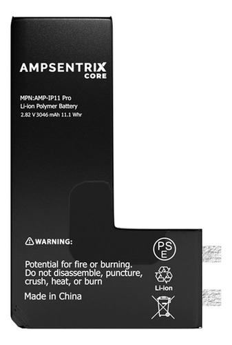 Bateria iPhone 11 Pro Ampsentrix (core)