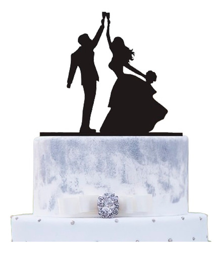 Cake Topper Torta Casamiento Boda Personalizado Pareja Copas