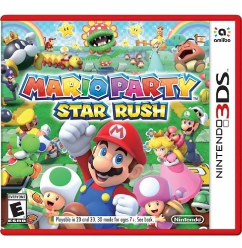 Mario Party Star Rush - 3ds - Mídia Física Novo Lacrado