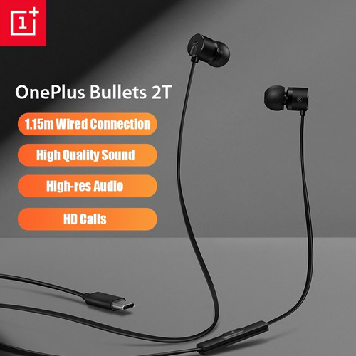 Oneplus Bullets 2t - Audífonos Intrauditivos Tipo C