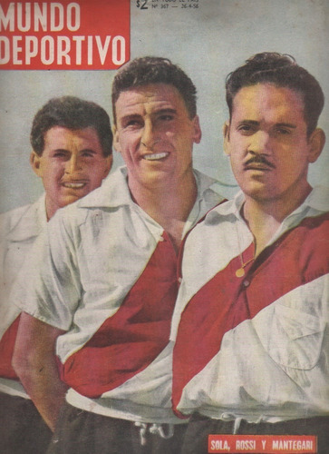 Revista Mundo Deportivo * River - Rossi, Sola - Año 1956 