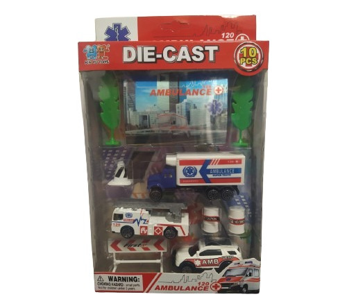 Set De Ambulancia Juguete Niños