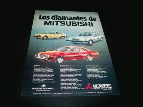 (pa309) Publicidad Clipping Mitsubishi Colt Glx * 1980