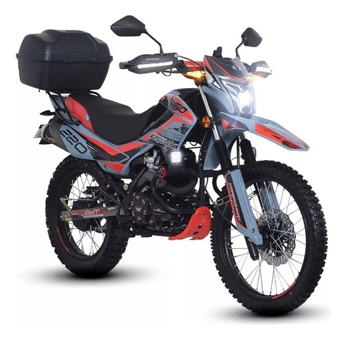 Motocicleta Vento Crossmax 220 Gris 2024.