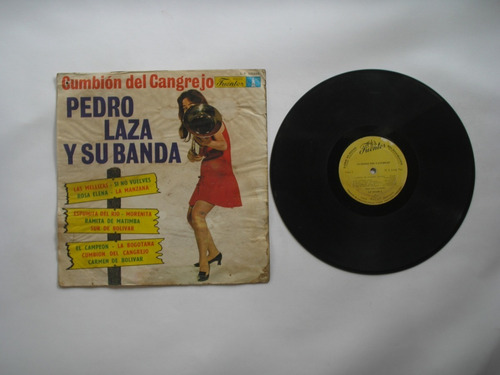 Lp Vinilo Pedro Laza Y Su Banda Cambión Del Cangrejo Col1968