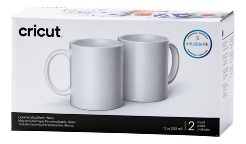  Set De 2 Tazas Para Sublimación Cricut 425ml Diginet