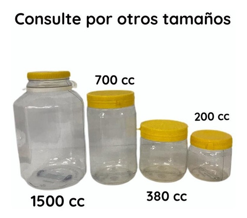 Imagen 8 de 10 de Envases Para Miel ( Osito) Tapa Presion Dosific. X 150 Unid.